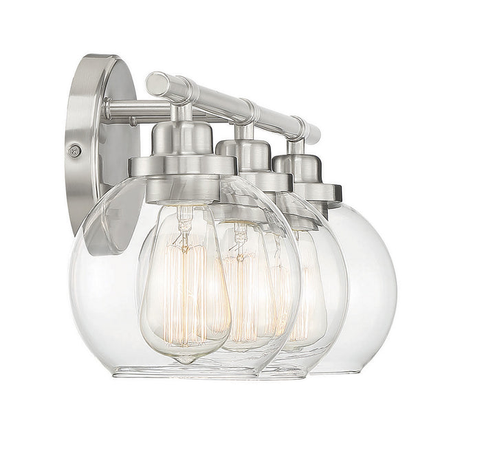 Savoy House Carson 8-4050-3-SN Bath Vanity Light 23 in. wide - Satin Nickel