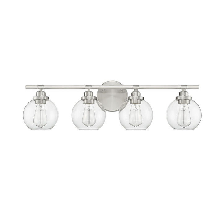 Savoy House Carson 8-4050-4-SN Bath Vanity Light 30 in. wide - Satin Nickel