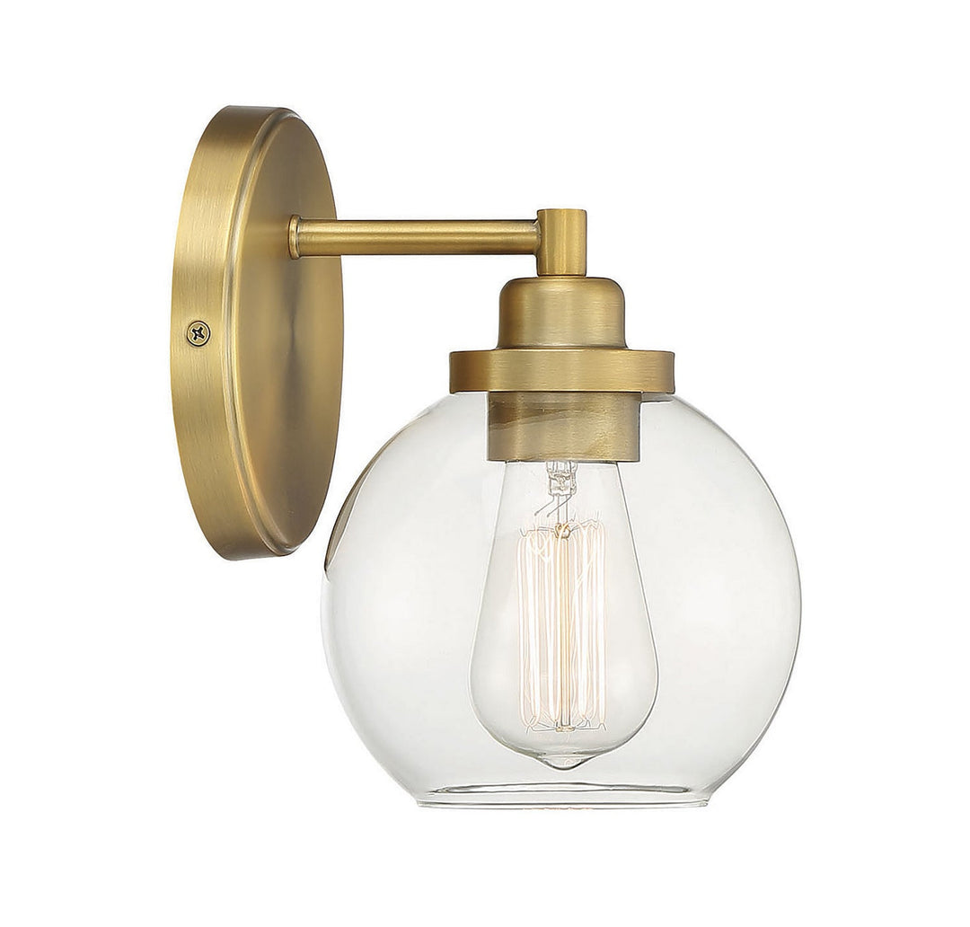 Savoy House Carson 9-4050-1-322 Wall Sconce Light - Warm Brass