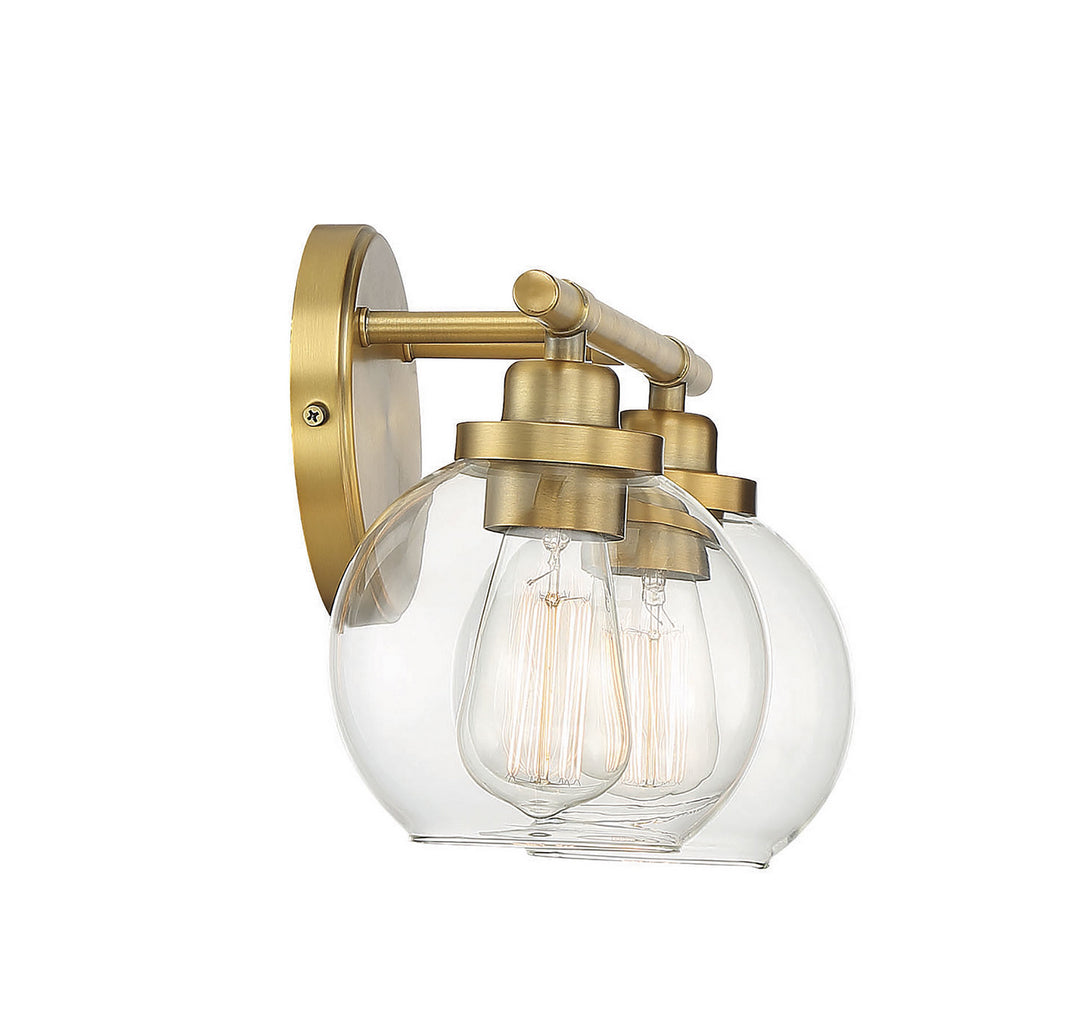 Savoy House Carson 8-4050-2-322 Bath Vanity Light 14 in. wide - Warm Brass