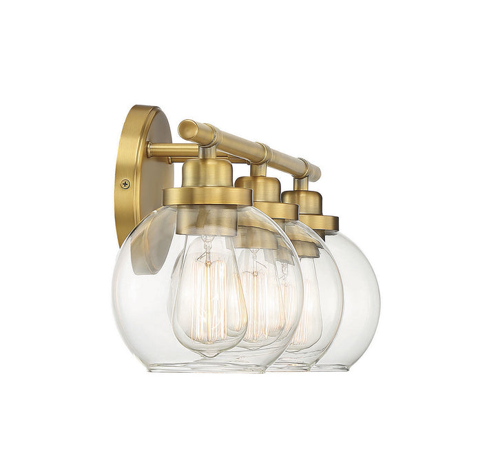 Savoy House Carson 8-4050-3-322 Bath Vanity Light 23 in. wide - Warm Brass