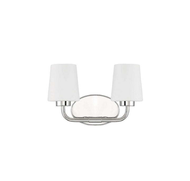 Savoy House Capra 8-4090-2-109 Bath Vanity Light 15 in. wide - Polished Nickel