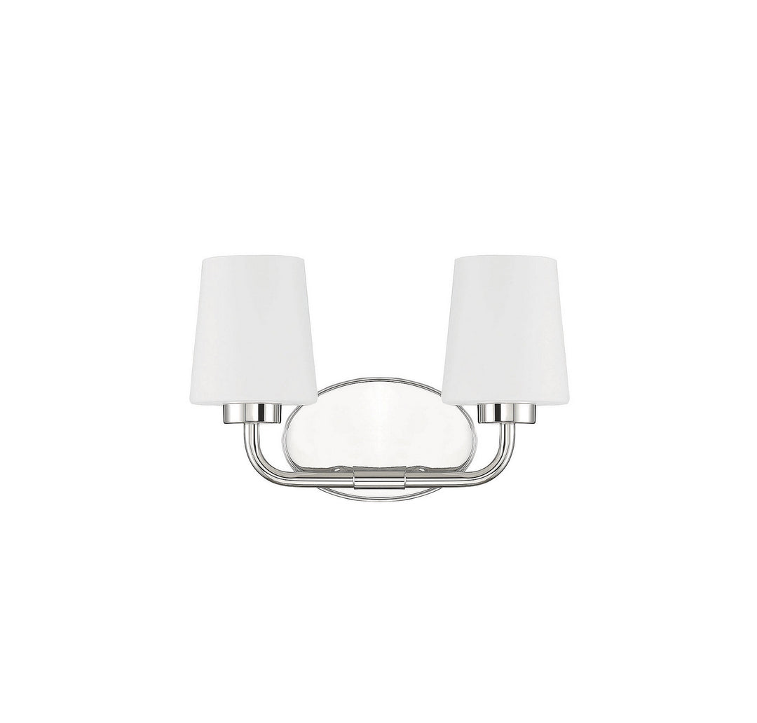 Savoy House Capra 8-4090-2-109 Bath Vanity Light 15 in. wide - Polished Nickel