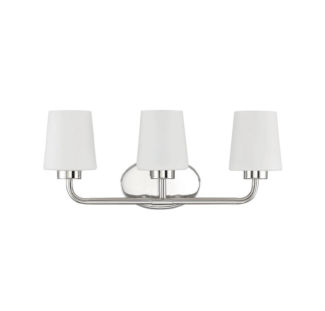 Savoy House Capra 8-4090-3-109 Bath Vanity Light 22 in. wide - Polished Nickel