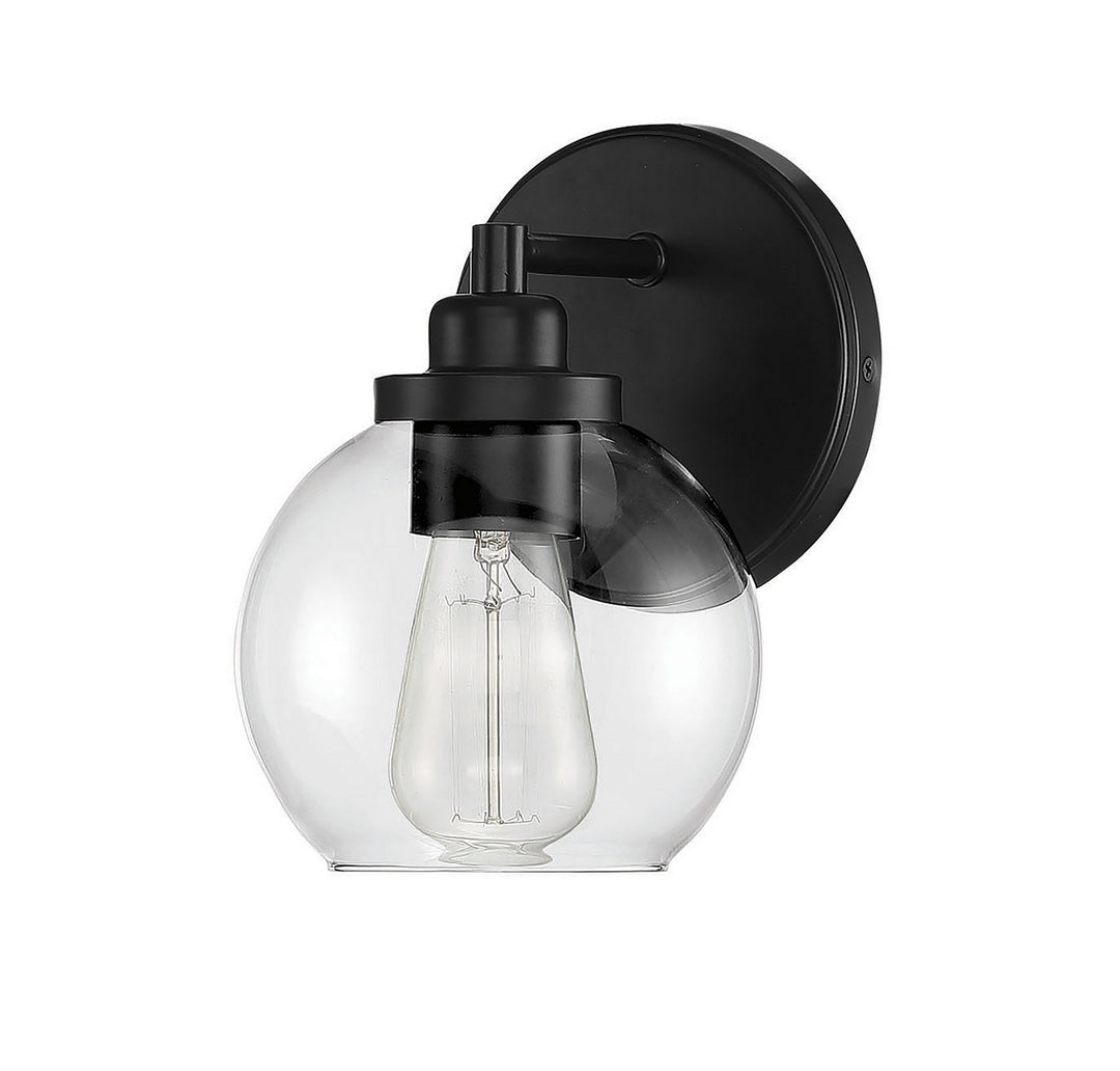 Savoy House Carson 9-4050-1-BK Wall Sconce Light - Matte Black