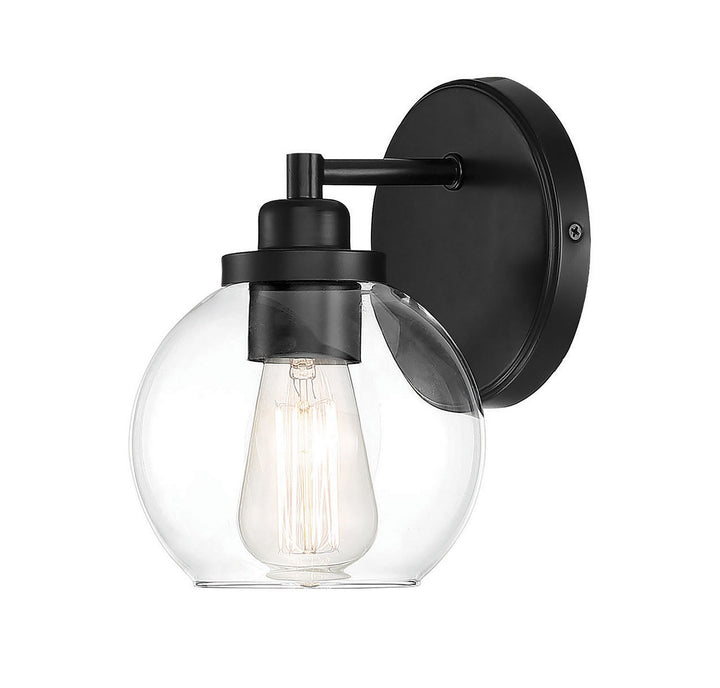 Savoy House Carson 9-4050-1-BK Wall Sconce Light - Matte Black