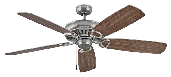 Hinkley Gladiator 900460FBN-NID Ceiling Fan 60 - Brushed Nickel, Dark Walnut, Silver/