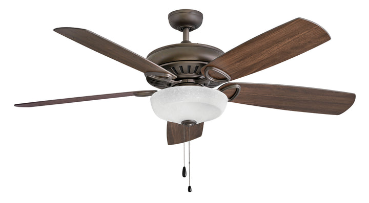 Hinkley Gladiator Illuminated 900460FMM-LID Ceiling Fan 60 - Metallic Matte Bronze, Walnut, Metallic Matte Bronze/