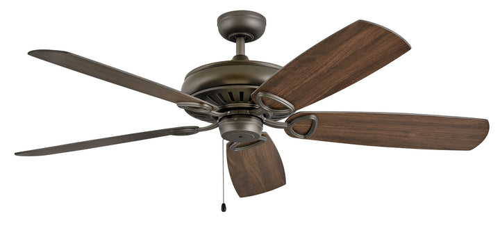 Hinkley Gladiator 900460FMM-NID Ceiling Fan 60 - Metallic Matte Bronze, Walnut, Metallic Matte Bronze/