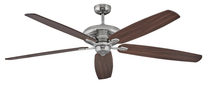 Hinkley Grander 900672FBN-NID Ceiling Fan 72 - Brushed Nickel, Silver, Walnut/