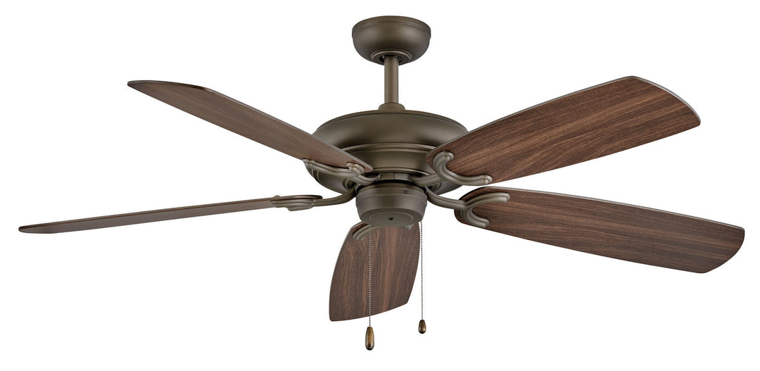 Hinkley Grove 901256FMM-NID Ceiling Fan 56 - Metallic Matte Bronze, Walnut, Metallic Matte Bronze/