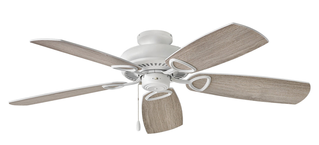 Hinkley Marquis 901352FCW-NIA Ceiling Fan 52 - Chalk White, Chalk White, Weathered Wood/