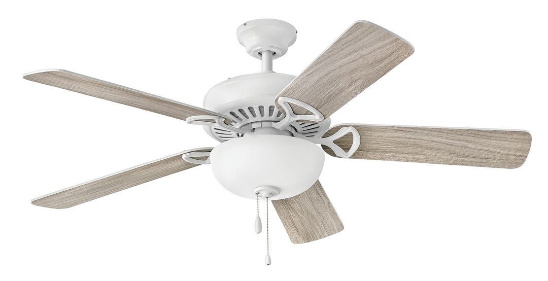 Hinkley Windward 901552FAW-NIA Ceiling Fan 52 - Appliance White, Appliance White, Weathered Wood/