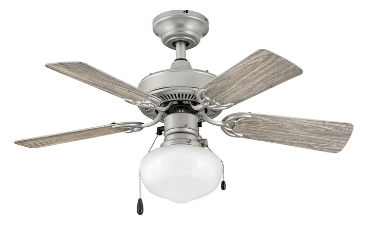 Hinkley Cabana 901836FBN-NWA Ceiling Fan 36 - Brushed Nickel, Weathered Wood/