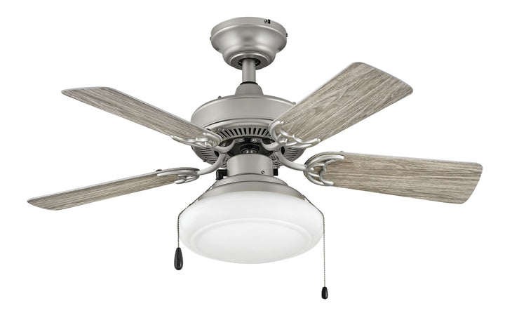 Hinkley Cabana 901836FBN-NWA Ceiling Fan 36 - Brushed Nickel, Weathered Wood/