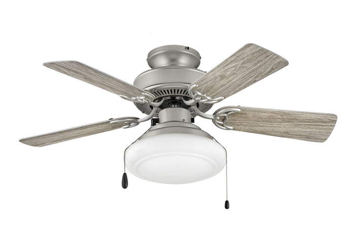 Hinkley Cabana 901836FBN-NWA Ceiling Fan 36 - Brushed Nickel, Weathered Wood/