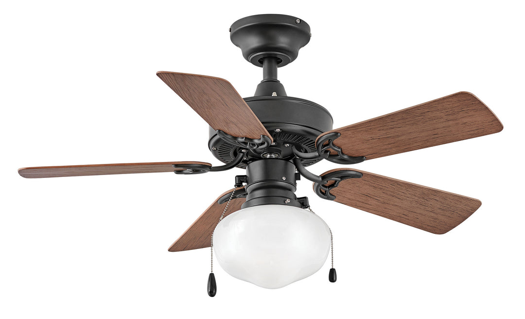 Hinkley Cabana 901836FMB-NWA Ceiling Fan 36 - Matte Black, Walnut/