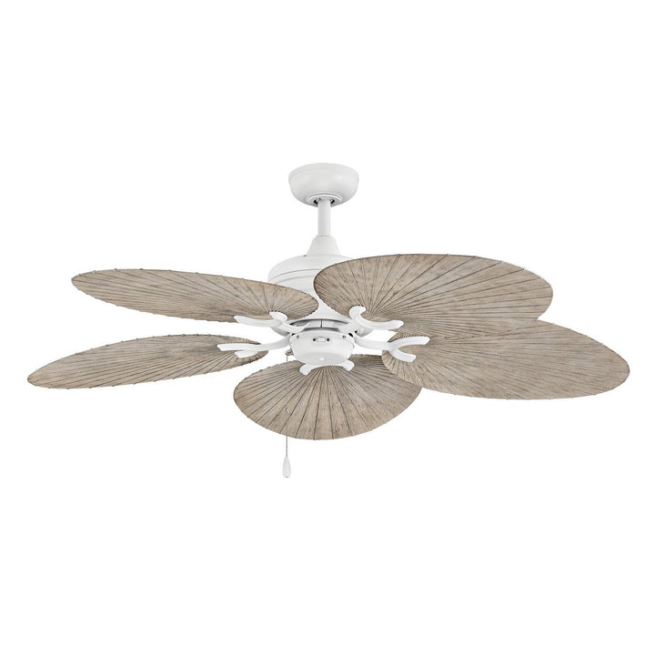 Hinkley Tropic Air 901952FMW-NWD Ceiling Fan 52 - Matte White, Weathered Wood/