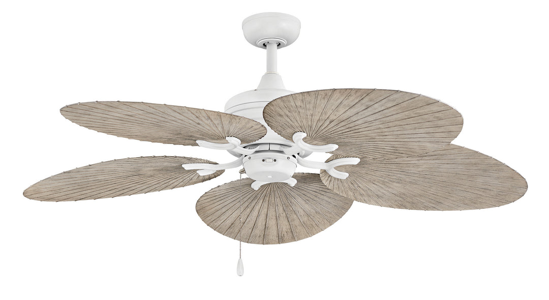 Hinkley Tropic Air 901952FMW-NWD Ceiling Fan 52 - Matte White, Weathered Wood/