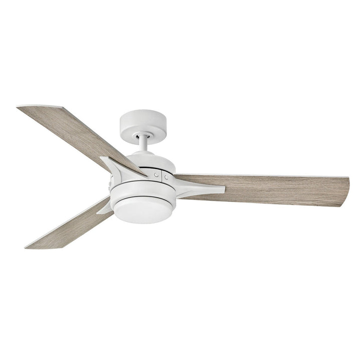 Hinkley Ventus 902852FMW-LIA Ceiling Fan 52 - Matte White, Weathered Wood, Matte White/