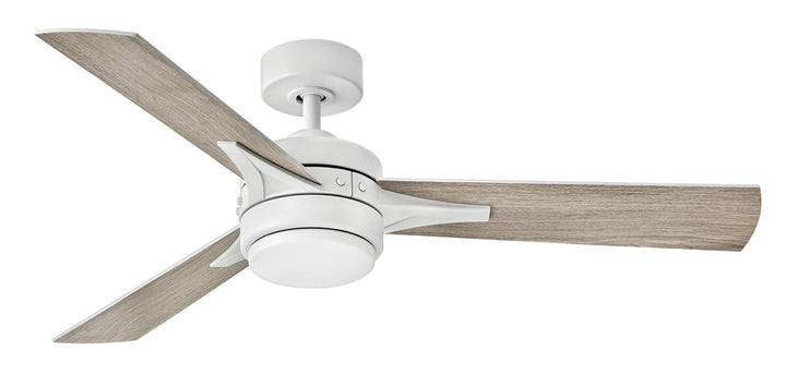 Hinkley Ventus 902852FMW-LIA Ceiling Fan 52 - Matte White, Weathered Wood, Matte White/