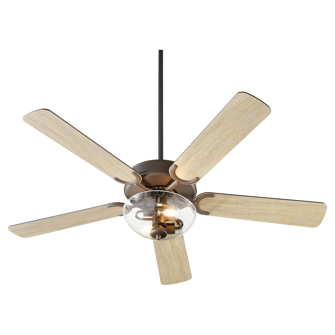 Quorum Virtue 6525-2286 Ceiling Fan 52 in. - Oiled Bronze, Oiled Bronze/Weathered Oak