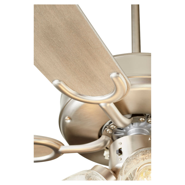 Quorum 6525-2465 Ceiling Fan 52 in. - Satin Nickel,