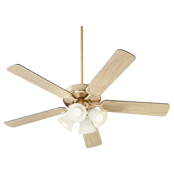 Quorum 6525-480 Ceiling Fan 52 in. - Aged Brass,