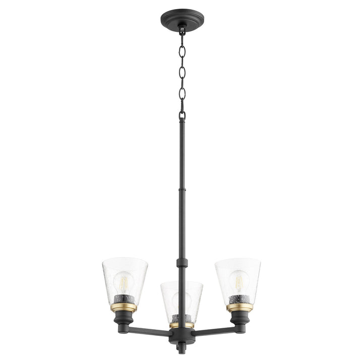 Quorum Dunbar 609-3-69 Chandelier Light - Noir