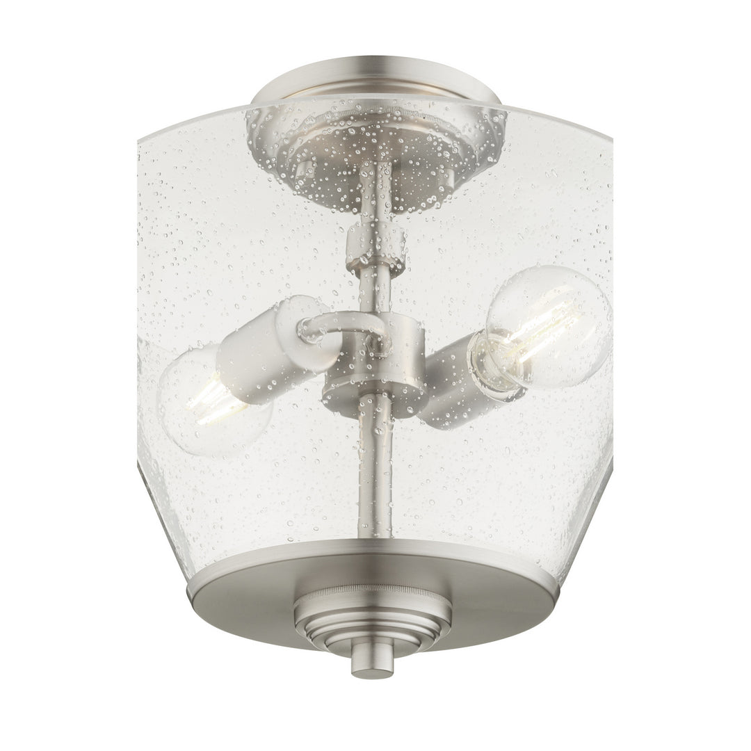 Quorum Dunbar 3609-13-65 Ceiling Light - Satin Nickel