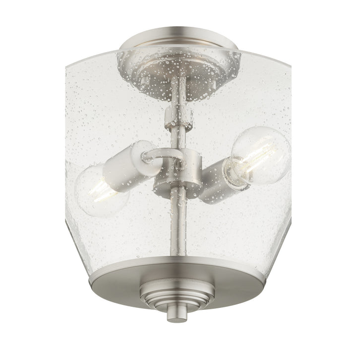 Quorum Dunbar 3609-13-65 Ceiling Light - Satin Nickel