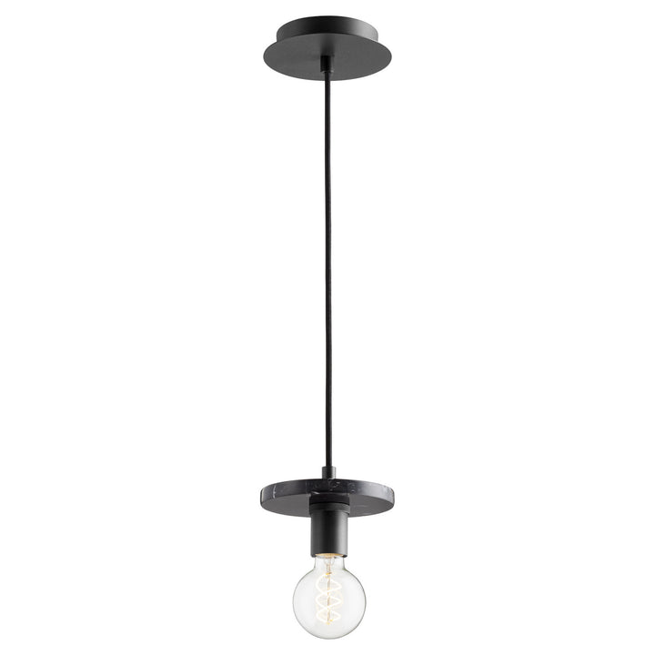 Quorum Marble Pendants 822-1569 Pendant Light - Noir W/ Black Marble