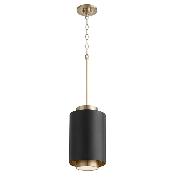 Quorum Cylinder Pendants 8008-6980 Pendant Light - Textured Black