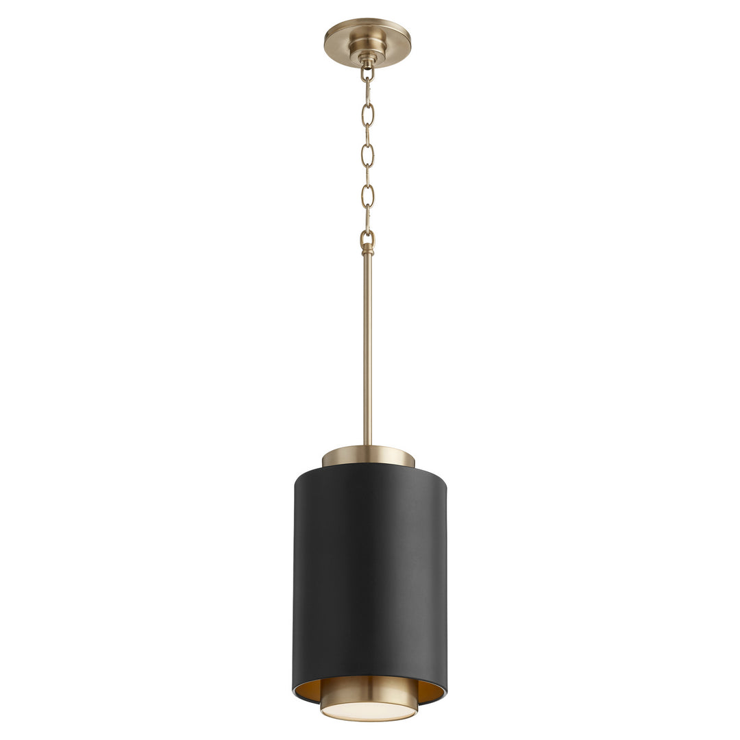Quorum Cylinder Pendants 8008-6980 Pendant Light - Textured Black