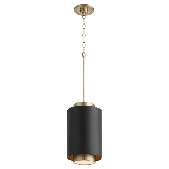 Quorum Cylinder Pendants 8008-6980 Pendant Light - Textured Black