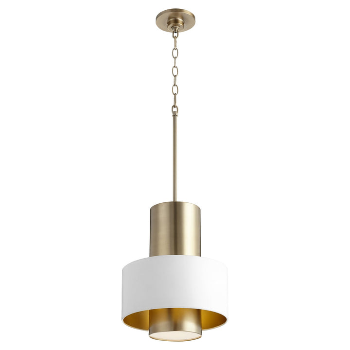 Quorum Cylinder Drum Pendants 8011-0880 Pendant Light - Studio White