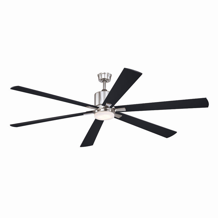 Vaxcel Wheelock F0079 Ceiling Fan - Satin Nickel, Black-Driftwood/