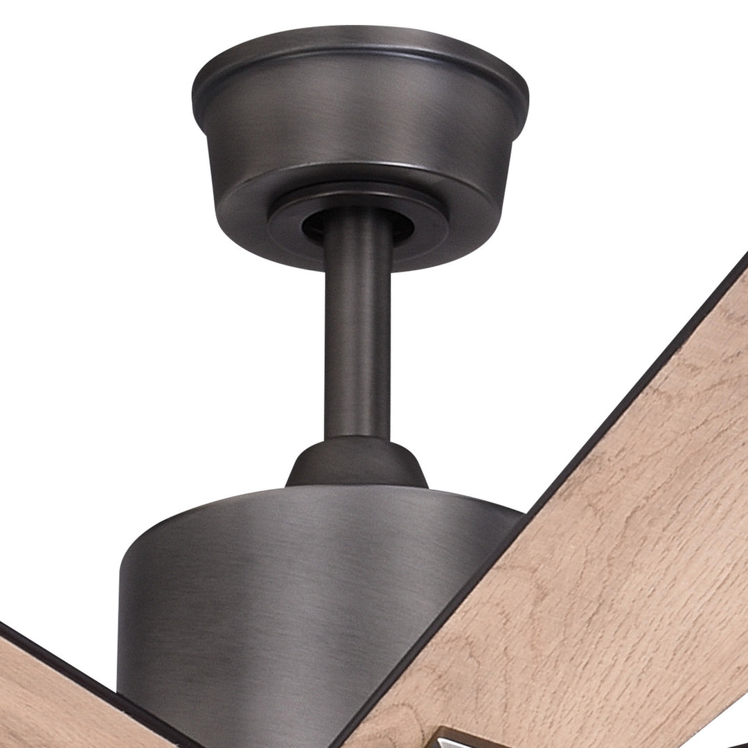 Vaxcel Crawford F0081 Ceiling Fan - Dark Nickel, Oak-Black Walnut/