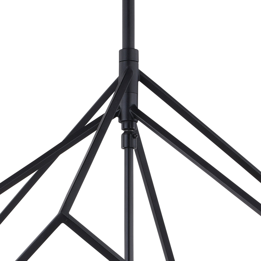 Vaxcel Rad P0307 Pendant Light - Black and Natural Brass