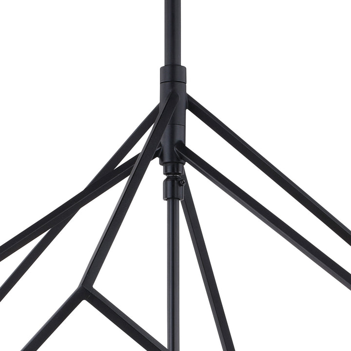 Vaxcel Rad P0307 Pendant Light - Black and Natural Brass