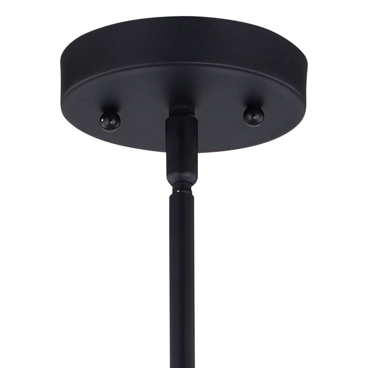 Vaxcel Rad P0307 Pendant Light - Black and Natural Brass