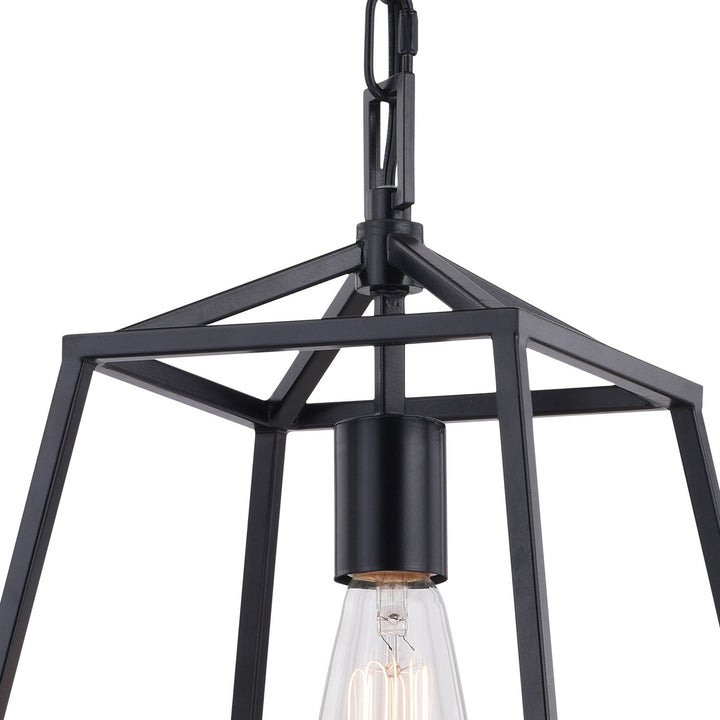 Vaxcel Hayes P0311 Pendant Light - Black