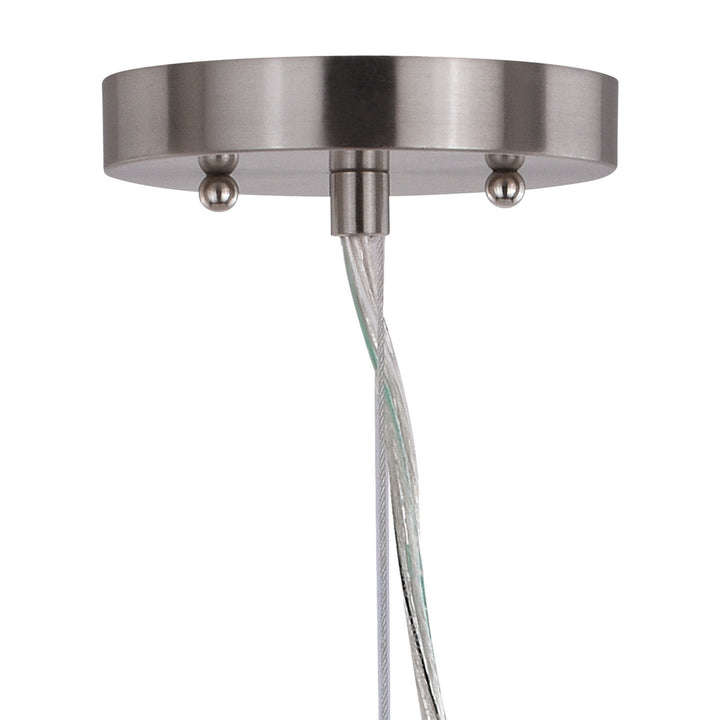 Vaxcel Ainslie P0315 Pendant Light - Satin Nickel