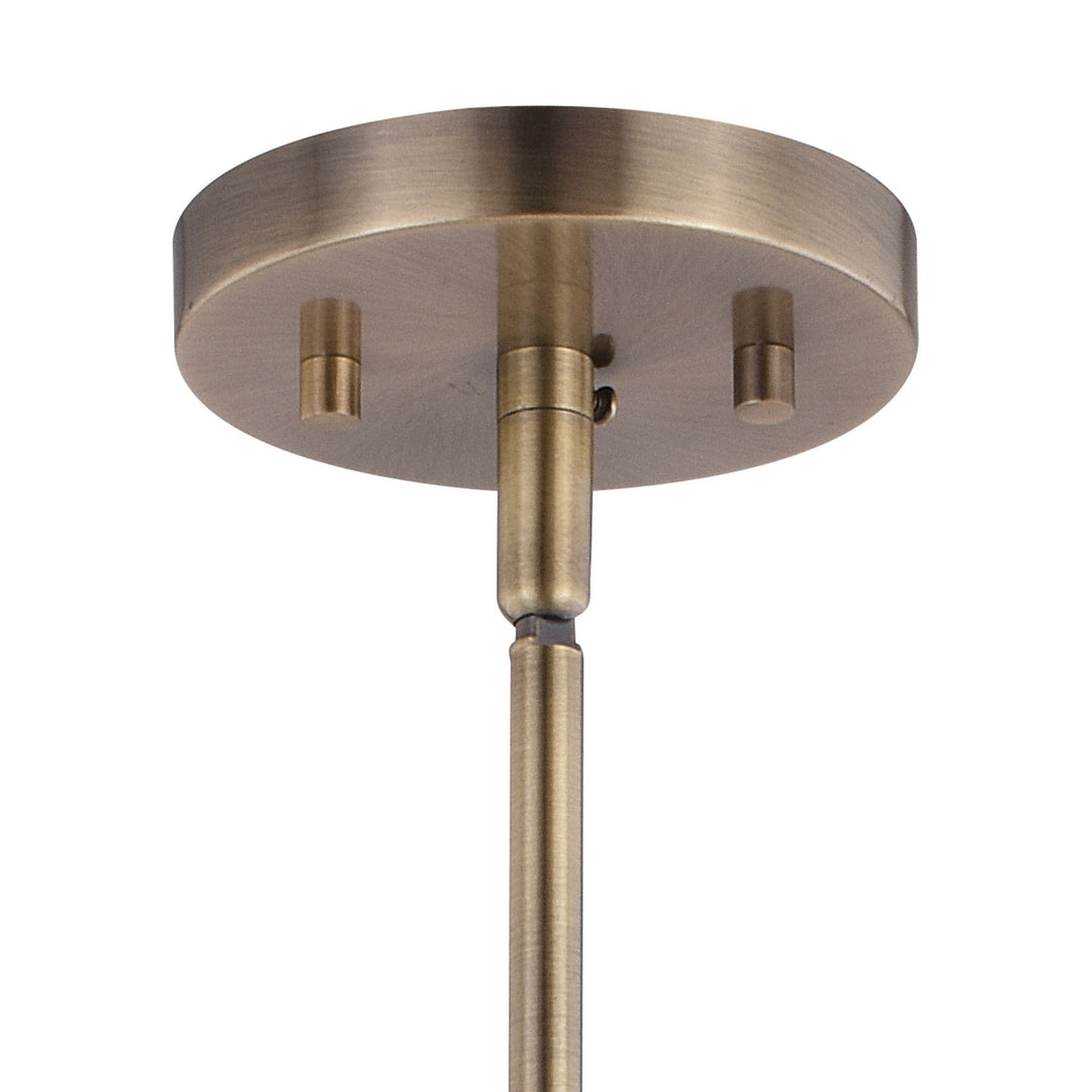 Vaxcel Euclid P0317 Pendant Light - Aged Brass