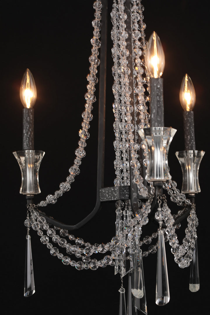 Varaluz Barcelona 270C03OX Chandelier Light - Onyx
