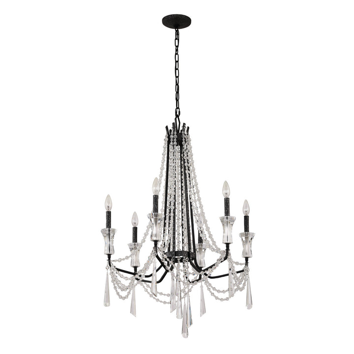 Varaluz Barcelona 270C06OX Chandelier Light - Onyx