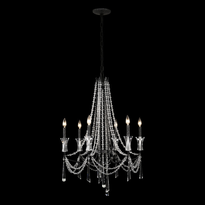 Varaluz Barcelona 270C06OX Chandelier Light - Onyx