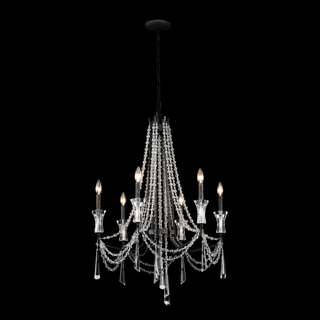 Varaluz Barcelona 270C06OX Chandelier Light - Onyx