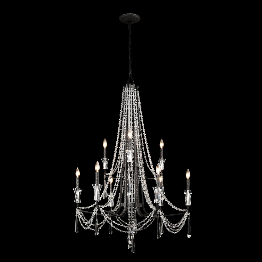 Varaluz Barcelona 270C09OX Chandelier Light - Onyx
