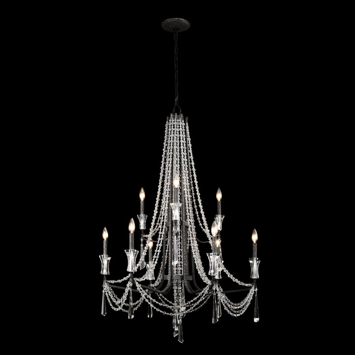 Varaluz Barcelona 270C09OX Chandelier Light - Onyx